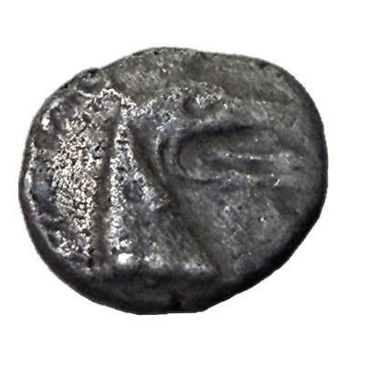CARIA Halicarnassus,  510BC w Ketos Silver Ancient Greek Coin, Collector Box