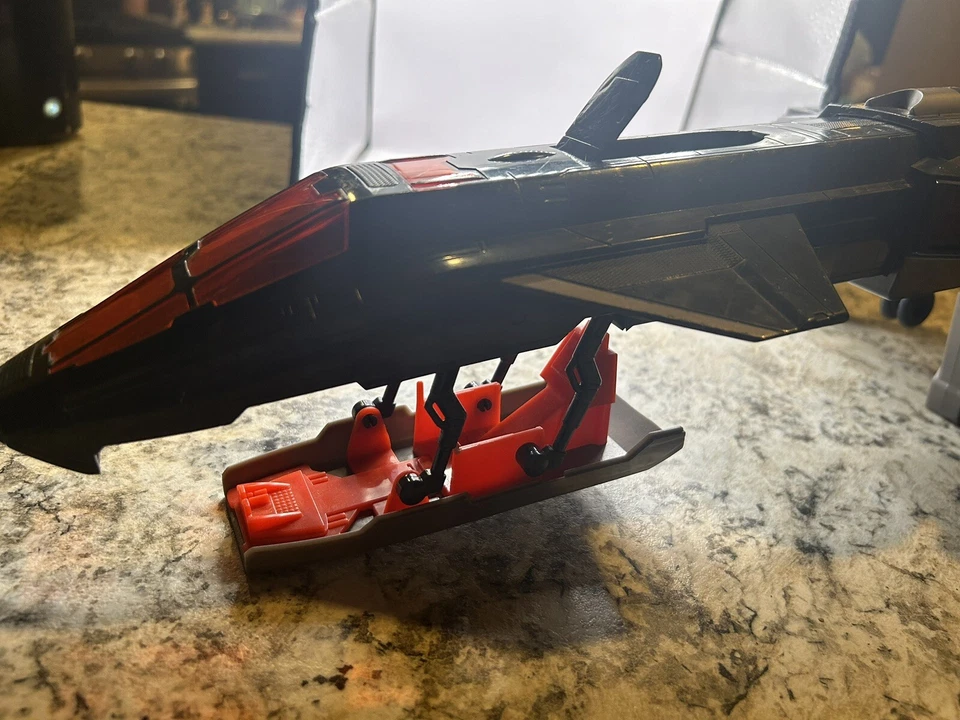 G.I. Joe Rise Of Cobra Night Raven Big Jet Plane 2008 luces sonidos, conversación de voz Foto 2 de 4