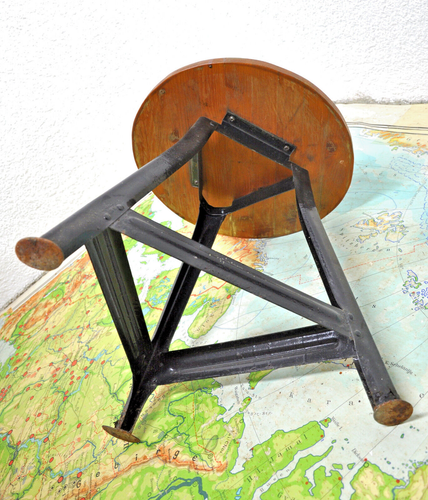 Industriehocker Werkstatthocker Stool Bauhaus Vintage Loft Tabouret Hocker - Bild 4 von 5
