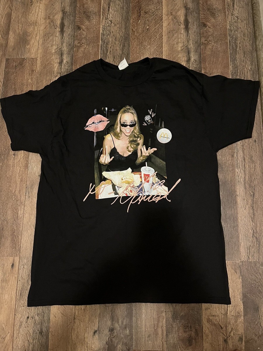 Mariah Carey McDonalds T Shirt Size Large IN HAND Ready To Ship | eBay