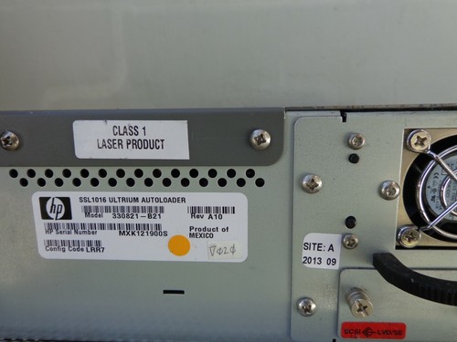 HP 330821-B21 HPE STORAGEWORKS SSL1016 ULTRIUM 460 AUTOLOADER AR-HF9WZ-HF - Picture 3 of 5