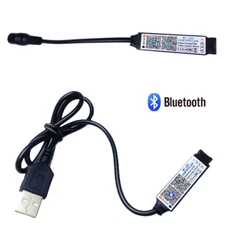 Mini RGB Bluetooth Controller LED Light Strip Smart APP Control USB DC5V 12V 24V