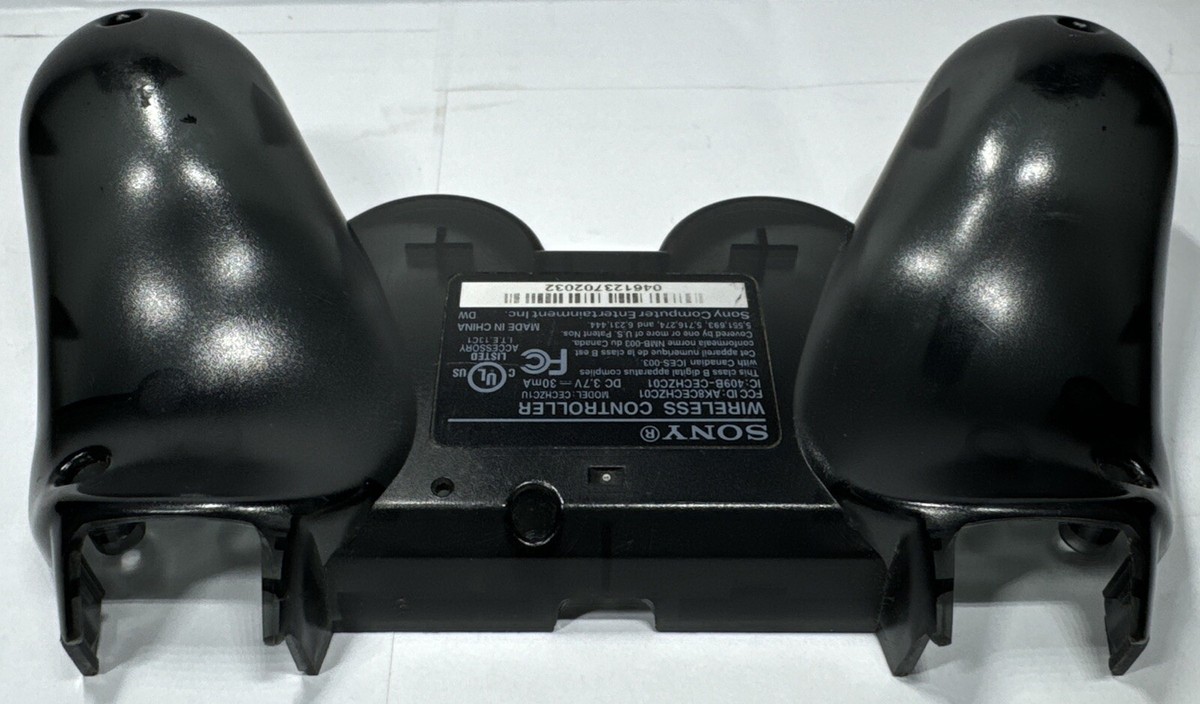 OEM Sony PS3 Transparent Black Sixaxis Controller Rear