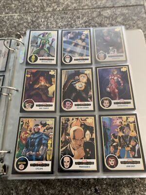2022 Upper Deck UD Marvel Beginnings Complete Black Border Set 1