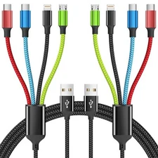 4 in 1 10Ft USB to HDMI Multi Fast Charger Cable with Type-C for Samsung Tablets