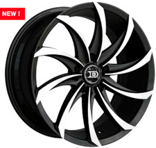 18 Black Machine Drastic Ds1 Wheels Fits Cadillac Xt4 Xt5 Chevy Equinox 5x120