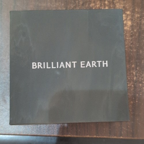 Brilliant Earth Black Square Ring Jewelry Gift Box, Paper/Cardboard, Lined