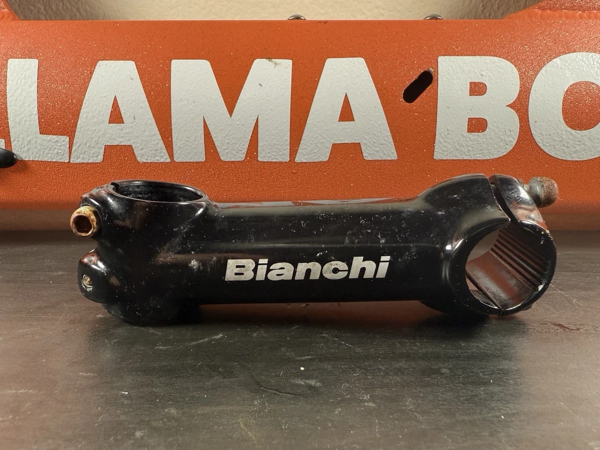 Bianchi Attacco Manubrio Reparto Corse Alluminio 1-1/8” – 31,8 Mm – Nero, L120 Mm