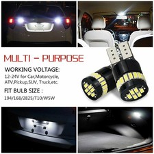 4X AUXITO LED T10 194 168 W5W License Side Marker Light Fits For Mercedes Benz