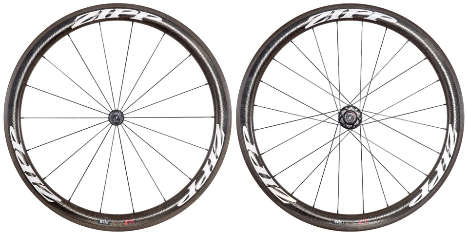 Zipp 303 Firecrest Carbon Clincher Road Wheelset Shimano 11 Sp 700c Rim Brake QR - Image 2 of 4