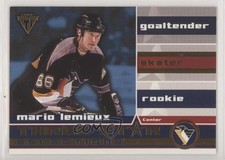 2001 Pacific Private Stock Titanium Three Star Selections Mario Lemieux HOF 0q3