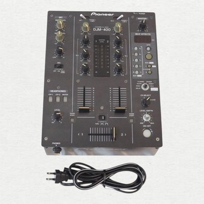Pioneer DJ DJM-400 2-Channel Audio Mixer Built-in Effects 24 Bit 96 kHz Black