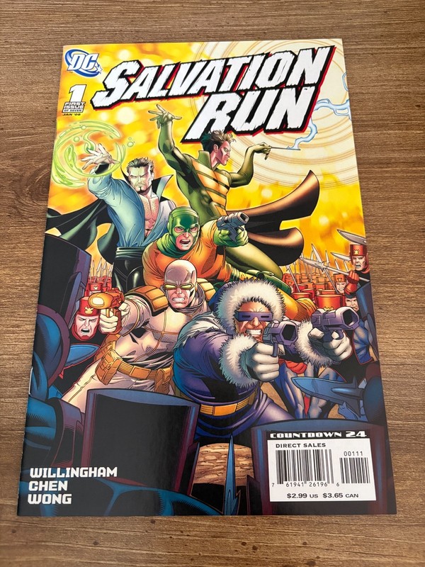 Lot Of 7 Salvation Run DC Comic Books # 1 2 3 4 5 6 7 VF-NM Batman Flash 18 J459