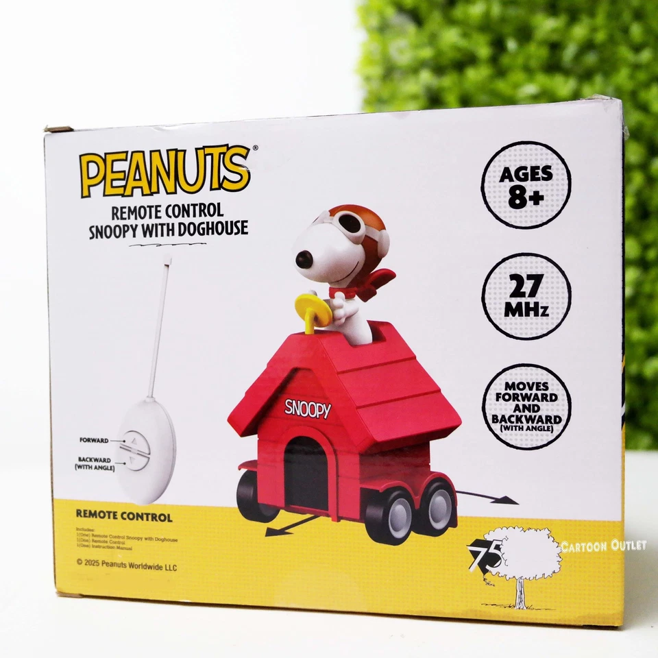 SNOOPY RED BARON Remote Control Toy Wireless Peanuts Charlie Brown Trending New - Image 3 of 4