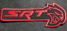 Dodge SRT HELLCAT Embroidered Patch Challenger V8 Charger approx. 1.75x4.5"