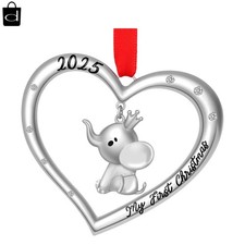 Baby  s First Christmas Ornament 2025 for Boy Girl, My First Christmas Ornamen...