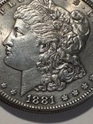 1881 S Morgan Silver Dollar US Coin    N695 — photo 5