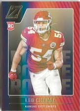 2022 Panini Zenith Leo Chenal #167 RC Kansas City Chiefs
