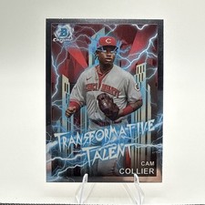2023 Bowman Draft Transformative Talent Cam Collier #TT-9 Cincinnati Reds