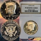 1970 S Kennedy Half Dollar, Ultra Cameo Proof, NGC PF68, Blazing White, C8565
