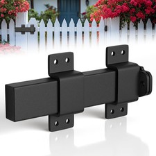 Slide Gate Latch,Heavy Duty Door Latch with Padlock Hole, Adjustable Latch Lock