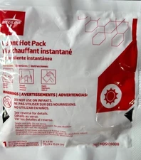 Medline Brand Instant Hot Pack 6” x 6” MDS139008 Lot of 12 Packs NEW of course