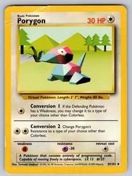 Porygon 39/102 Base Set Uncommon