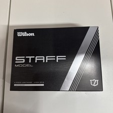 Wilson Staff Model Golf Balls White, Dozen Pack, 2025