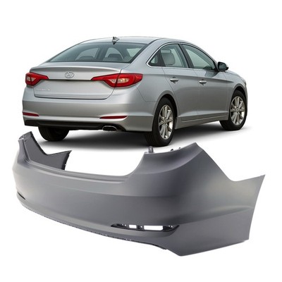 2015-2017 Hyundai Sonata Sedan Primed Rear Bumper Cover HY1100205 86611C2000