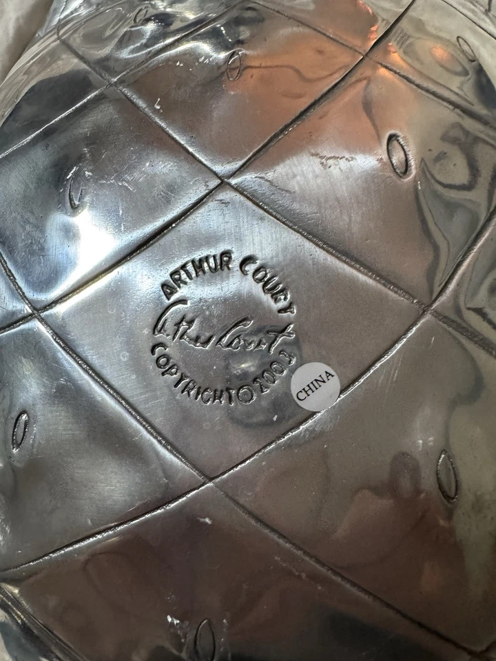 Arthur Court Grande Abacaxi Chip and Dip Bowl Presente de inauguração, divertido - Imagem 2 de 4