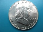 1954 D Franklin Half Dollar Ch/Gem BU FBL! #1182601