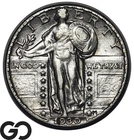 1930 Standing Liberty Quarter, Full Head, Silver 25C AU