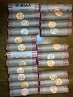22 Rolls Of 1948 P,D & S Wheat Cent Circulated. (1100 Coins Total) Free Shipping
