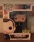 Funko POP! Supernatural CROWLEY Red Eyes #200 Hot Topic Exclusive Demon Vaulted