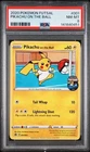 Pikachu on the Ball #001/005 Pokémon Futsal Collection — UK Promo Grade: PSA 8