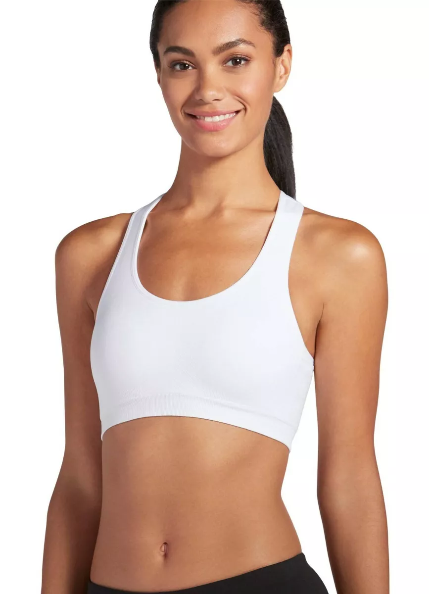 Jockey Sport Removable Cup Seamless Bra - White - Size M - JK-8506