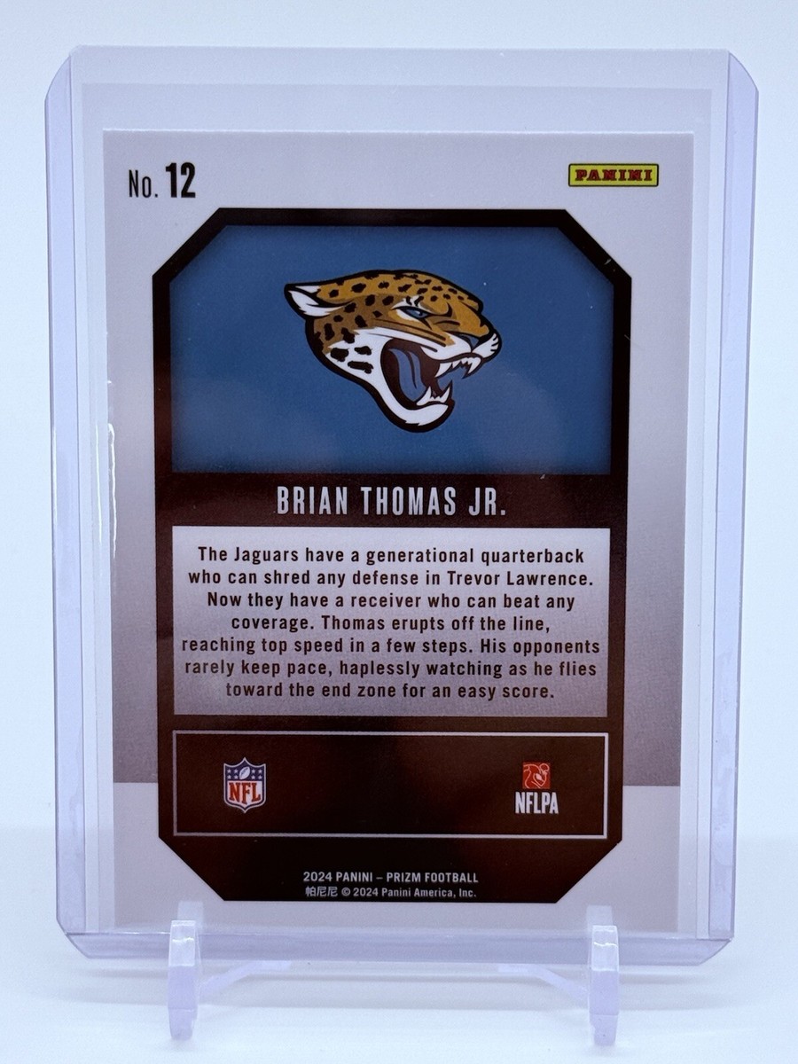 2024 Panini Prizm Brian Thomas Jr. #12 Emergent Rookie RC