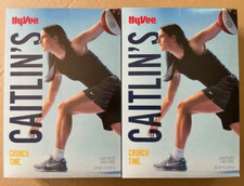 2 NEW! Caitlin Clark Crunch Time Indiana Fever Cereal Boxes Limited Edition 2025