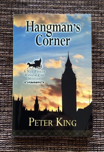 RARE SIGNED 2-LOT Peter King Gourmet Detective Spiced to Death, Hangman's Corner - Picture 7 of 11