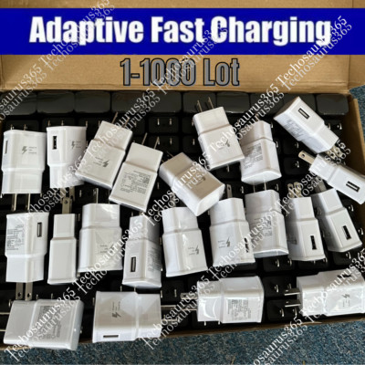 Wholesale Bulk Adaptive Fast USB Wall Charger Block Power Adapter For Samsung LG