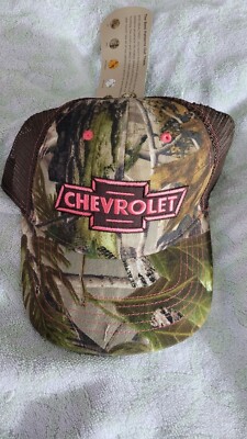 Chevrolet Camouflage Pink Logo Camo Mesh Adjustable One Size  display picture 2