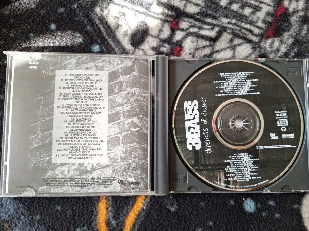 Derelicts of Dialect by 3rd Bass (CD, 1991, Sony Music 