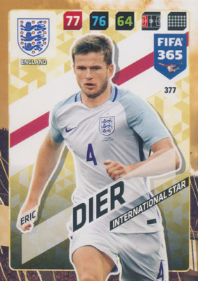 Fifa 365 Cards 2018 - 377 - Eric Dier - England