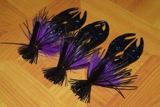 3 PK AWESOME!!BASS JIGS!! Custom Made Bass Fishing Jigs w/ DEER HAIR! 