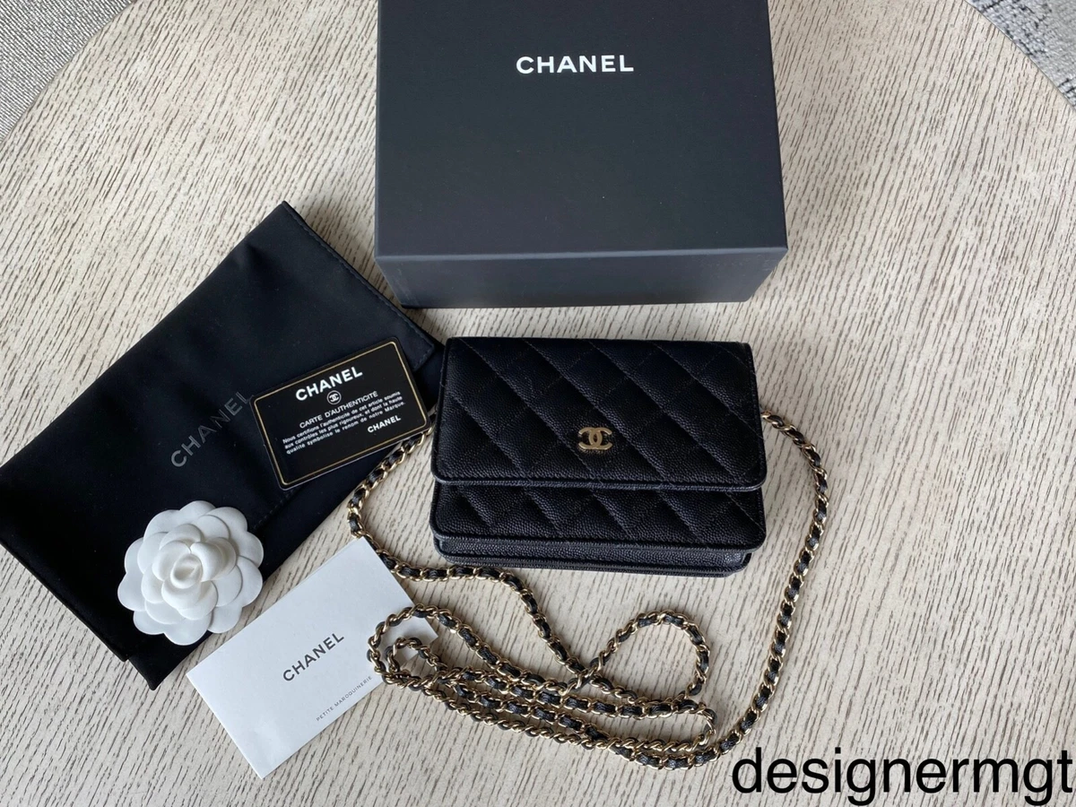 Chanel Boy Zipped Coin Purse Black Caviar Gold Hardware – Coco Approved  Studio