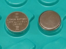 2 NEW BULK CR2050   2050  3v LITHIUM BATTERY  (TWO BATTERIES)