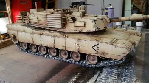 heng long 1/16 abrams, rc tank custom painted - Picture 7 of 18