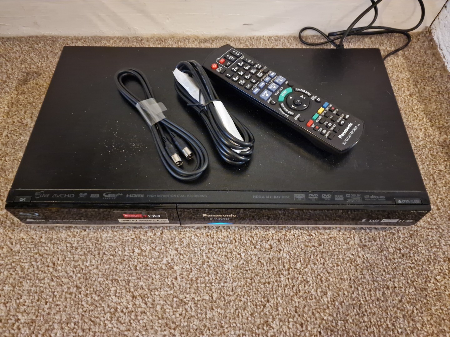 Panasonic DMRBW780/880 BluRay Recorder, HDD & HDFreeview