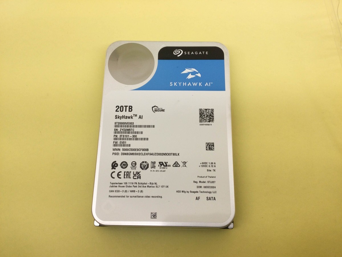 Seagate SkyHawk AI 10TB 内蔵型HDD Amazon.com: Seagate Skyhawk AI 10TB Video Internal Hard Drive HDD