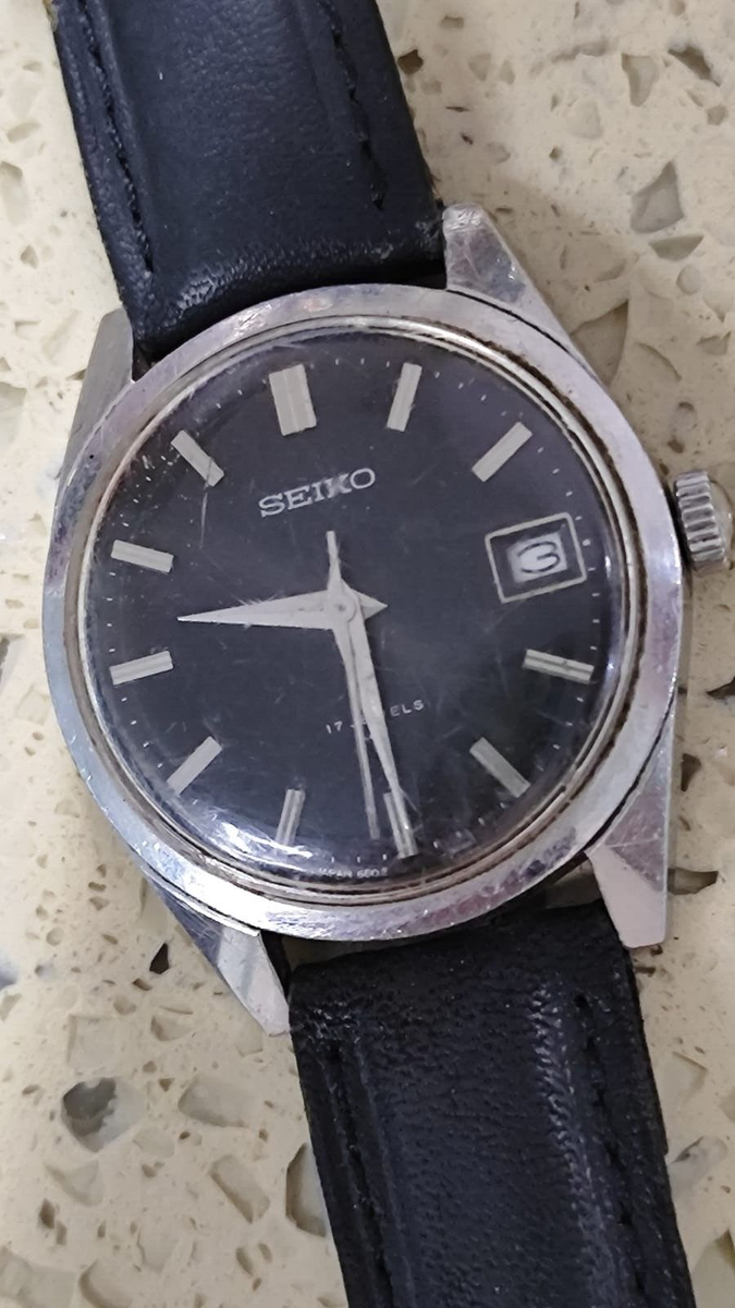 1960 VINTAGE SEIKO 6602-8050, 1963 Black Dial hand wind Working | eBay